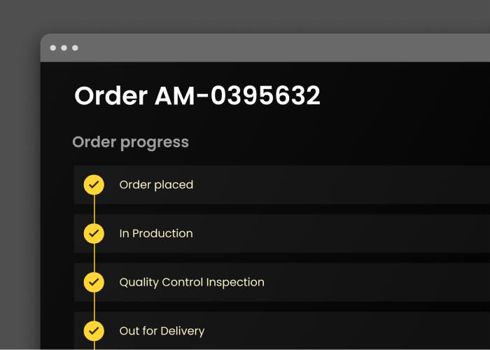Monitor Your Order